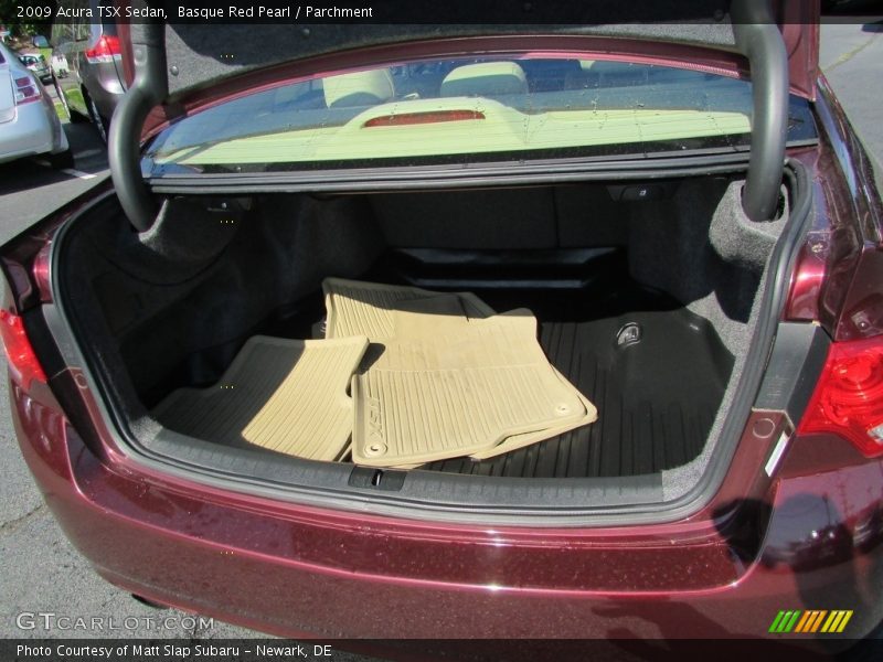 Basque Red Pearl / Parchment 2009 Acura TSX Sedan