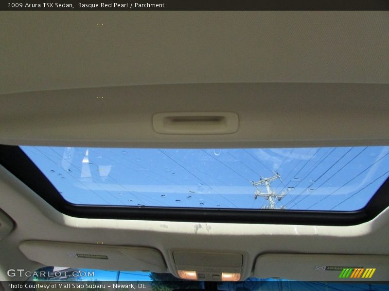 Basque Red Pearl / Parchment 2009 Acura TSX Sedan