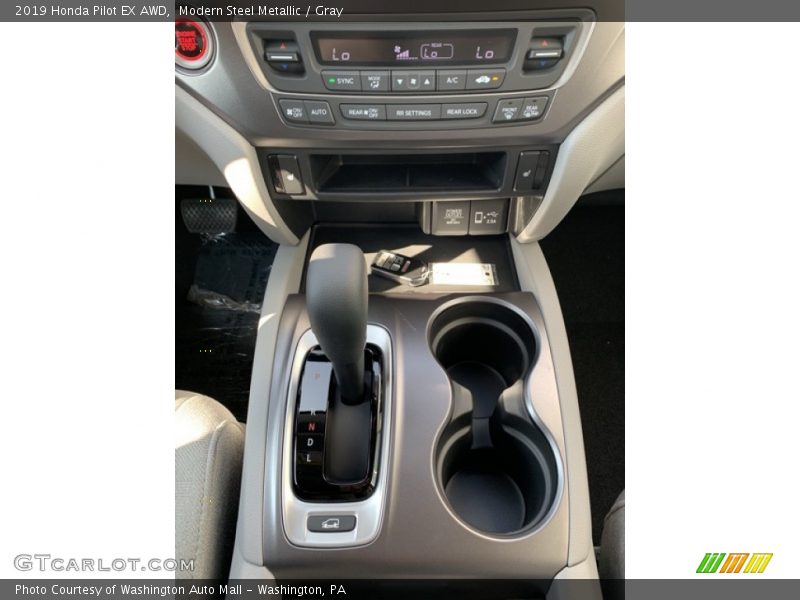 Modern Steel Metallic / Gray 2019 Honda Pilot EX AWD