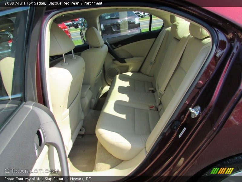 Basque Red Pearl / Parchment 2009 Acura TSX Sedan