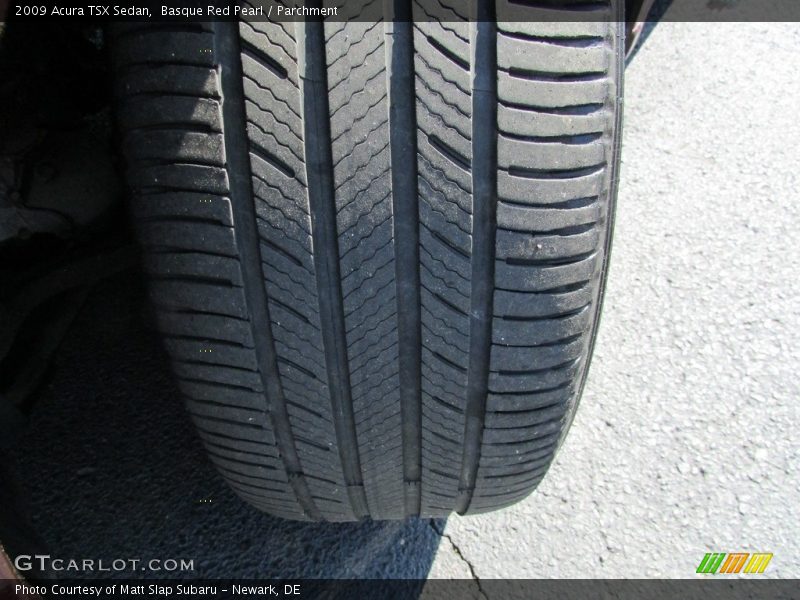 Basque Red Pearl / Parchment 2009 Acura TSX Sedan