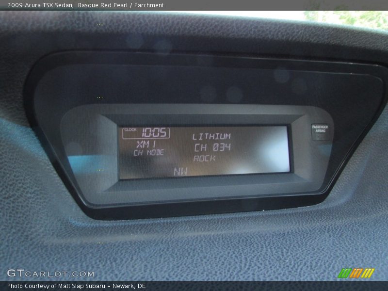 Basque Red Pearl / Parchment 2009 Acura TSX Sedan