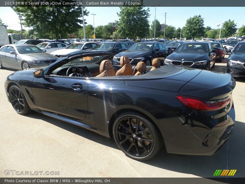 Carbon Black Metallic / Cognac 2019 BMW 8 Series 850i xDrive Convertible