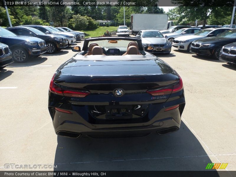 Carbon Black Metallic / Cognac 2019 BMW 8 Series 850i xDrive Convertible