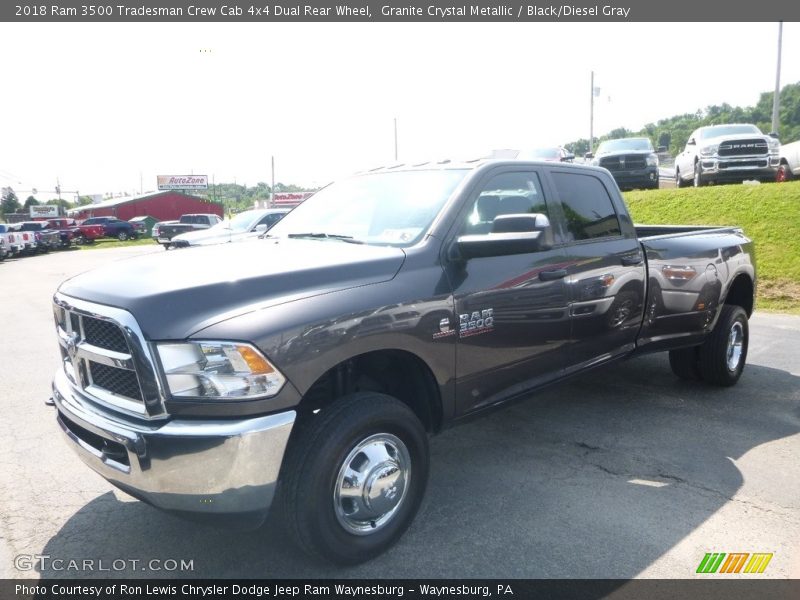Granite Crystal Metallic / Black/Diesel Gray 2018 Ram 3500 Tradesman Crew Cab 4x4 Dual Rear Wheel
