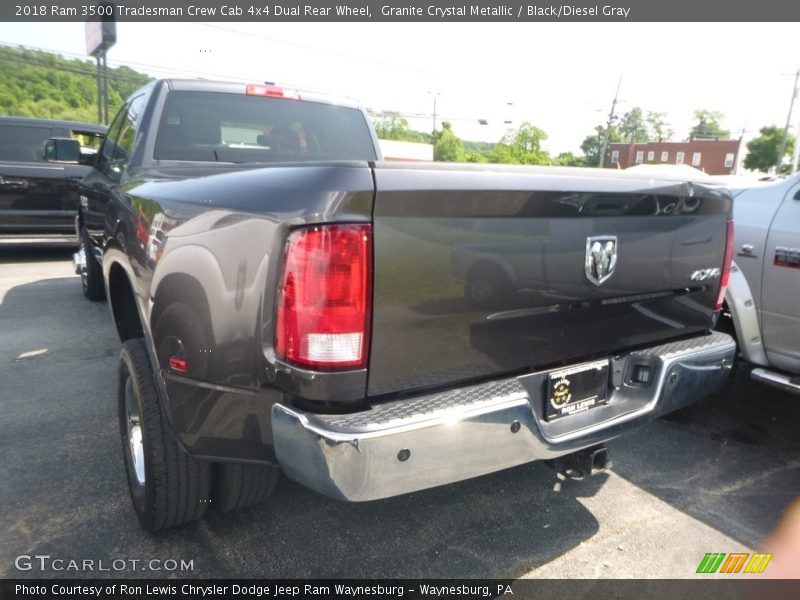 Granite Crystal Metallic / Black/Diesel Gray 2018 Ram 3500 Tradesman Crew Cab 4x4 Dual Rear Wheel