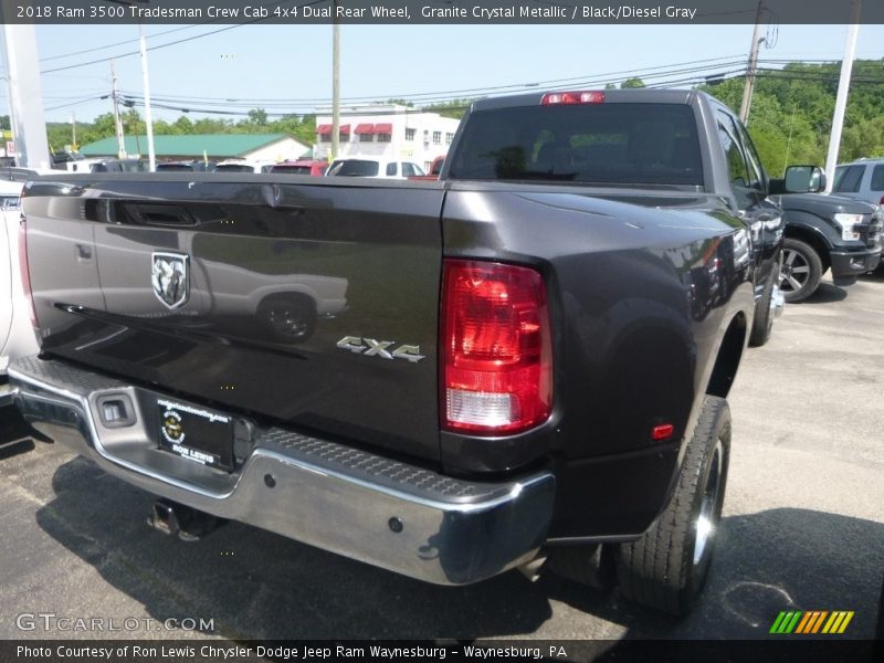 Granite Crystal Metallic / Black/Diesel Gray 2018 Ram 3500 Tradesman Crew Cab 4x4 Dual Rear Wheel