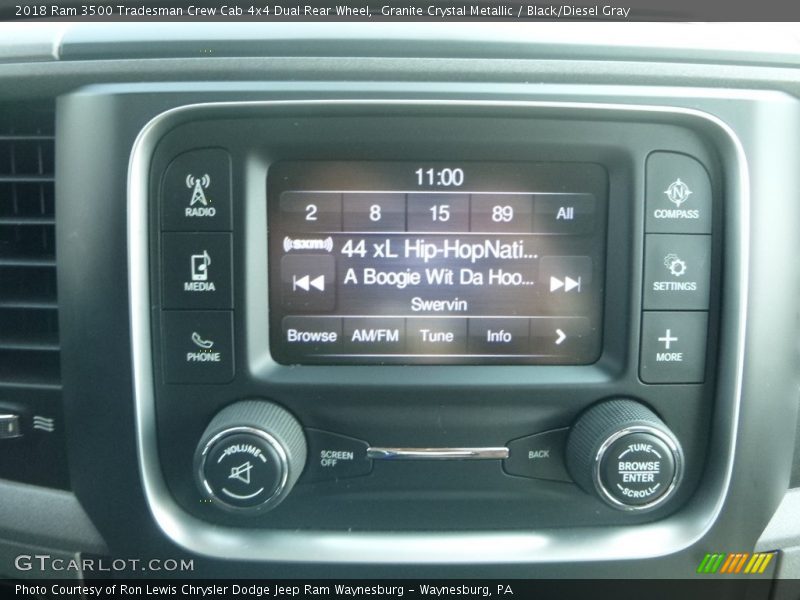 Granite Crystal Metallic / Black/Diesel Gray 2018 Ram 3500 Tradesman Crew Cab 4x4 Dual Rear Wheel