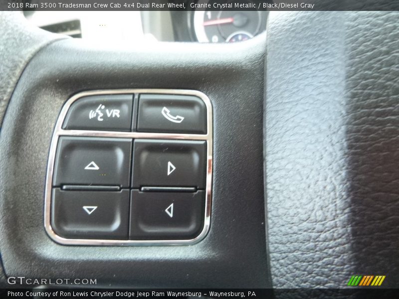 Granite Crystal Metallic / Black/Diesel Gray 2018 Ram 3500 Tradesman Crew Cab 4x4 Dual Rear Wheel