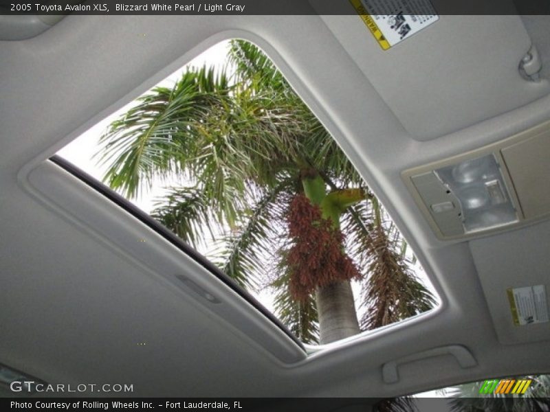 Blizzard White Pearl / Light Gray 2005 Toyota Avalon XLS