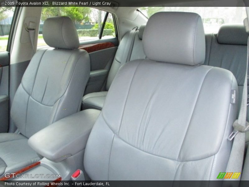 Blizzard White Pearl / Light Gray 2005 Toyota Avalon XLS