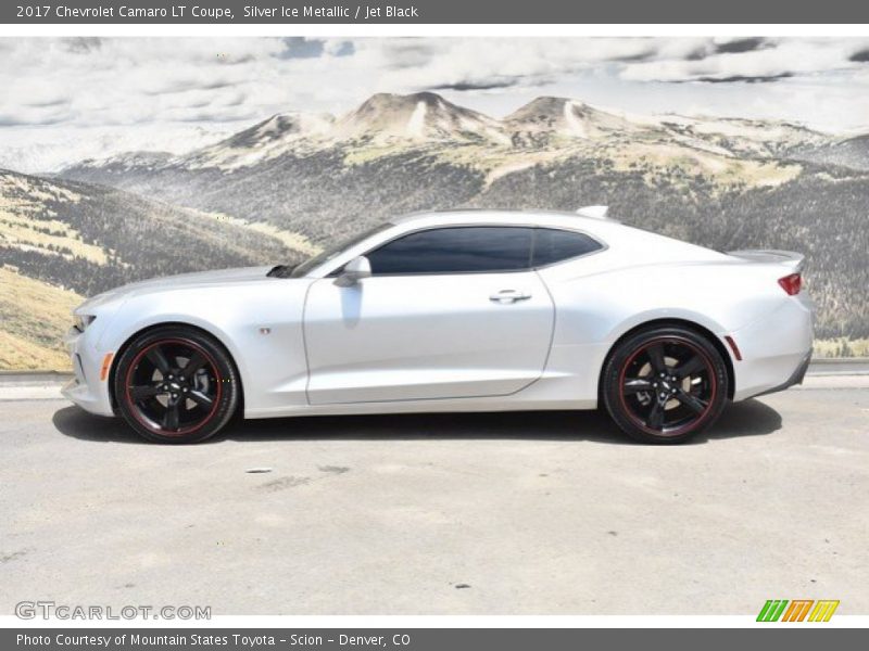 Silver Ice Metallic / Jet Black 2017 Chevrolet Camaro LT Coupe