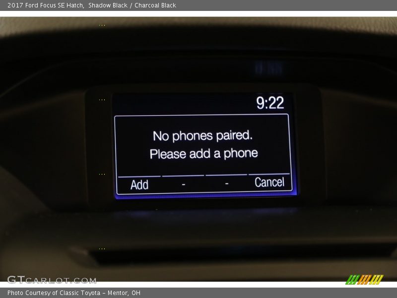 Shadow Black / Charcoal Black 2017 Ford Focus SE Hatch