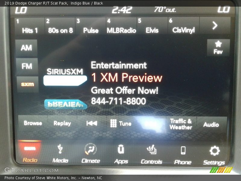 Indigo Blue / Black 2019 Dodge Charger R/T Scat Pack