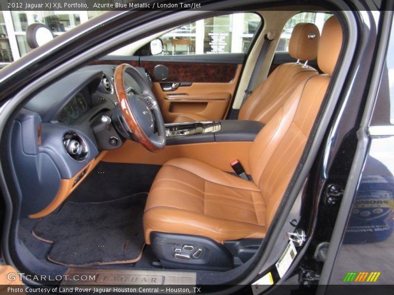 Azurite Blue Metallic / London Tan/Jet 2012 Jaguar XJ XJL Portfolio