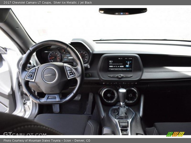 Silver Ice Metallic / Jet Black 2017 Chevrolet Camaro LT Coupe