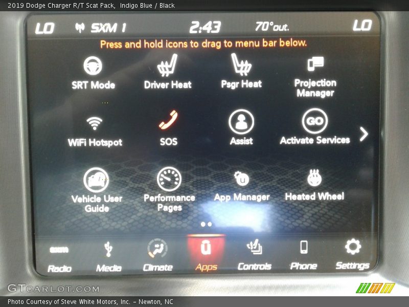 Indigo Blue / Black 2019 Dodge Charger R/T Scat Pack