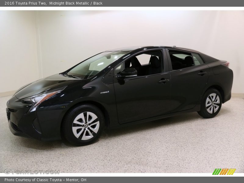 Midnight Black Metallic / Black 2016 Toyota Prius Two
