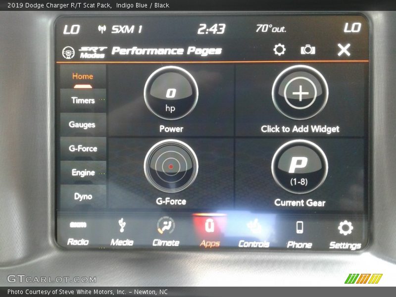Indigo Blue / Black 2019 Dodge Charger R/T Scat Pack