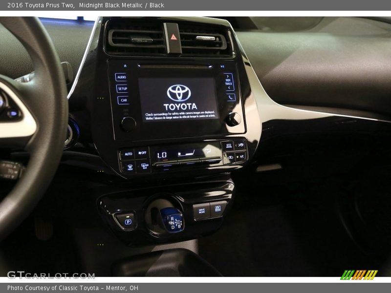 Midnight Black Metallic / Black 2016 Toyota Prius Two