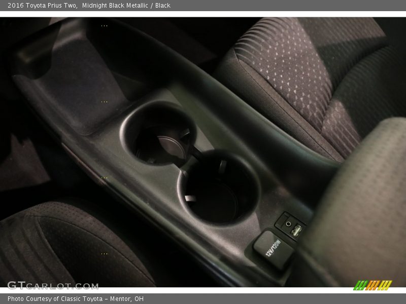 Midnight Black Metallic / Black 2016 Toyota Prius Two