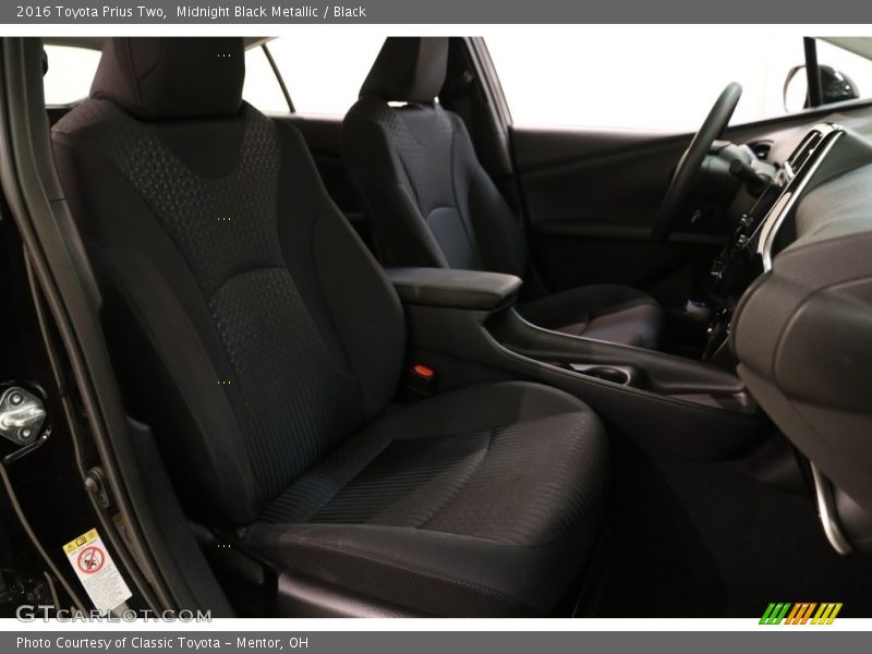 Midnight Black Metallic / Black 2016 Toyota Prius Two