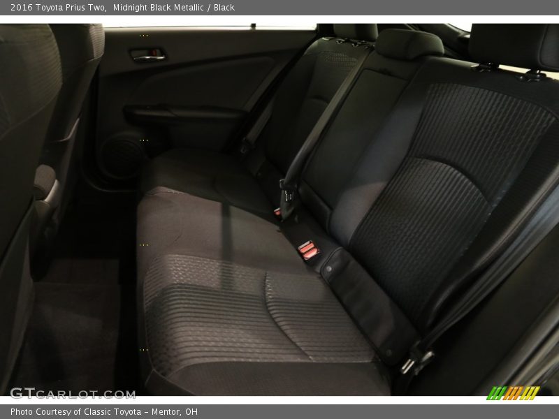 Midnight Black Metallic / Black 2016 Toyota Prius Two