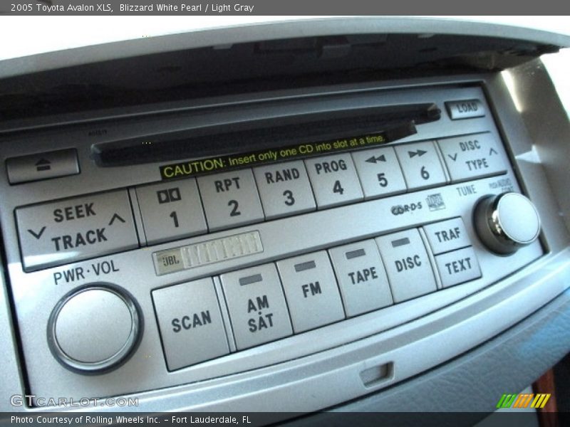 Blizzard White Pearl / Light Gray 2005 Toyota Avalon XLS