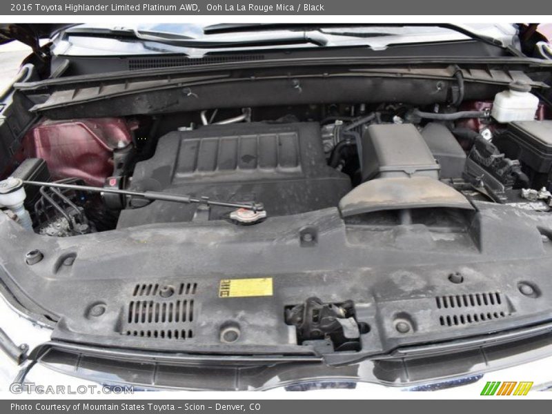 Ooh La La Rouge Mica / Black 2016 Toyota Highlander Limited Platinum AWD