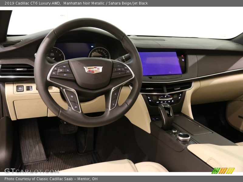 Manhattan Noir Metallic / Sahara Beige/Jet Black 2019 Cadillac CT6 Luxury AWD
