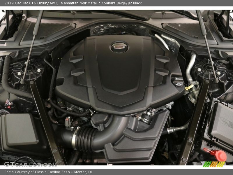 Manhattan Noir Metallic / Sahara Beige/Jet Black 2019 Cadillac CT6 Luxury AWD