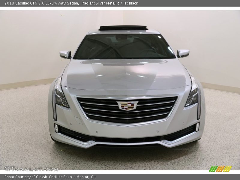 Radiant Silver Metallic / Jet Black 2018 Cadillac CT6 3.6 Luxury AWD Sedan
