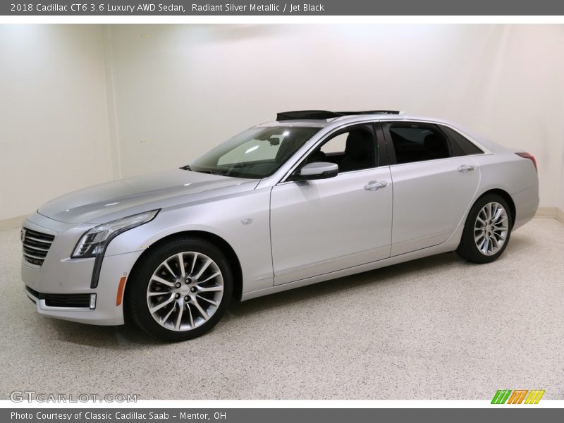 Radiant Silver Metallic / Jet Black 2018 Cadillac CT6 3.6 Luxury AWD Sedan