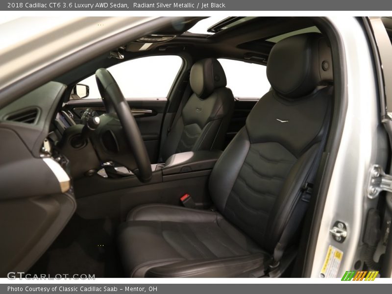 Radiant Silver Metallic / Jet Black 2018 Cadillac CT6 3.6 Luxury AWD Sedan