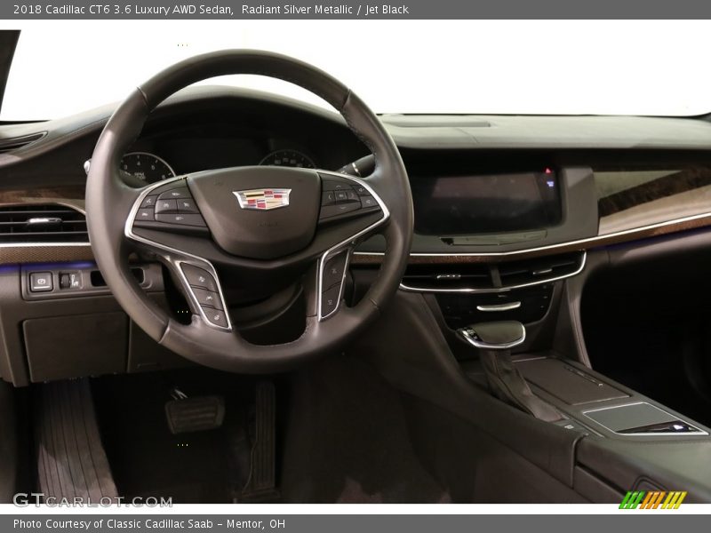 Radiant Silver Metallic / Jet Black 2018 Cadillac CT6 3.6 Luxury AWD Sedan