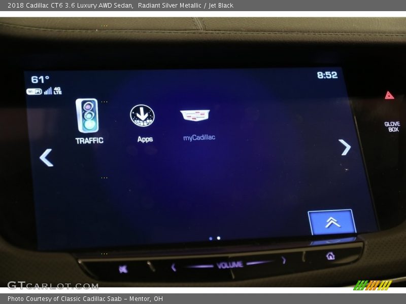 Radiant Silver Metallic / Jet Black 2018 Cadillac CT6 3.6 Luxury AWD Sedan