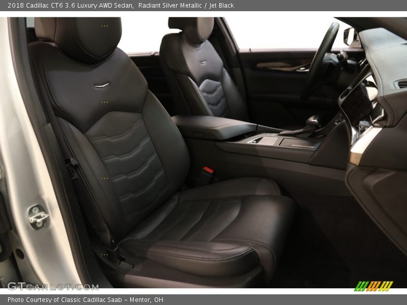 Radiant Silver Metallic / Jet Black 2018 Cadillac CT6 3.6 Luxury AWD Sedan