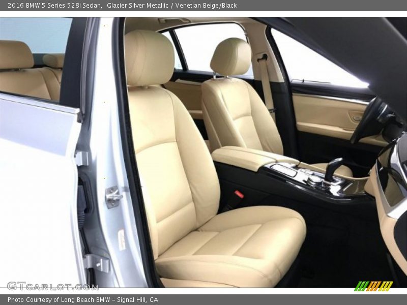 Glacier Silver Metallic / Venetian Beige/Black 2016 BMW 5 Series 528i Sedan