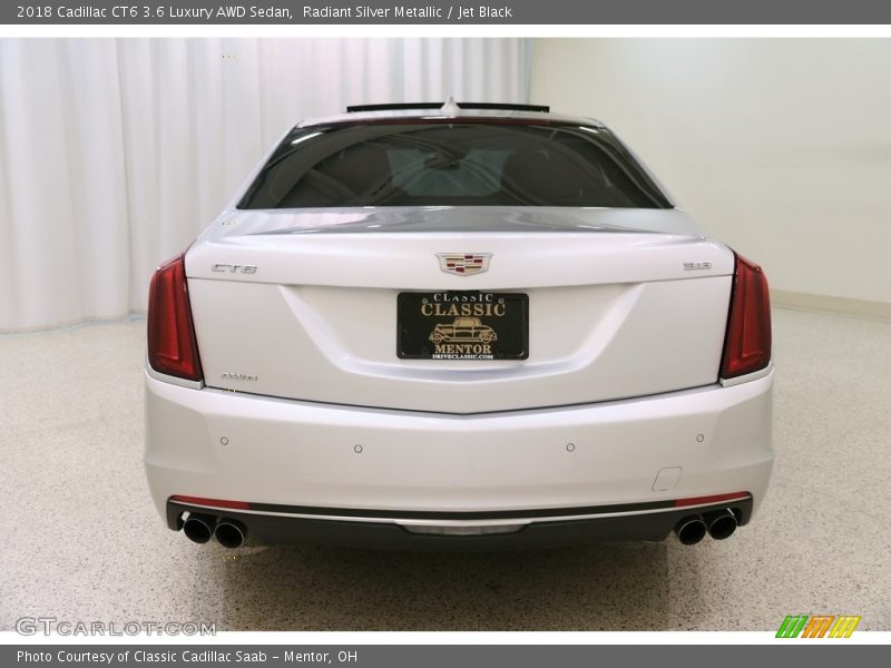 Radiant Silver Metallic / Jet Black 2018 Cadillac CT6 3.6 Luxury AWD Sedan