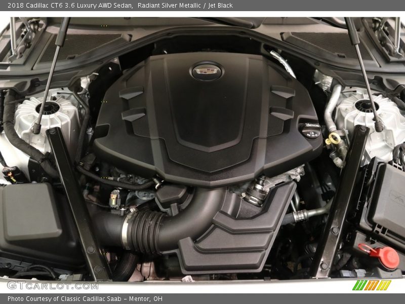 Radiant Silver Metallic / Jet Black 2018 Cadillac CT6 3.6 Luxury AWD Sedan