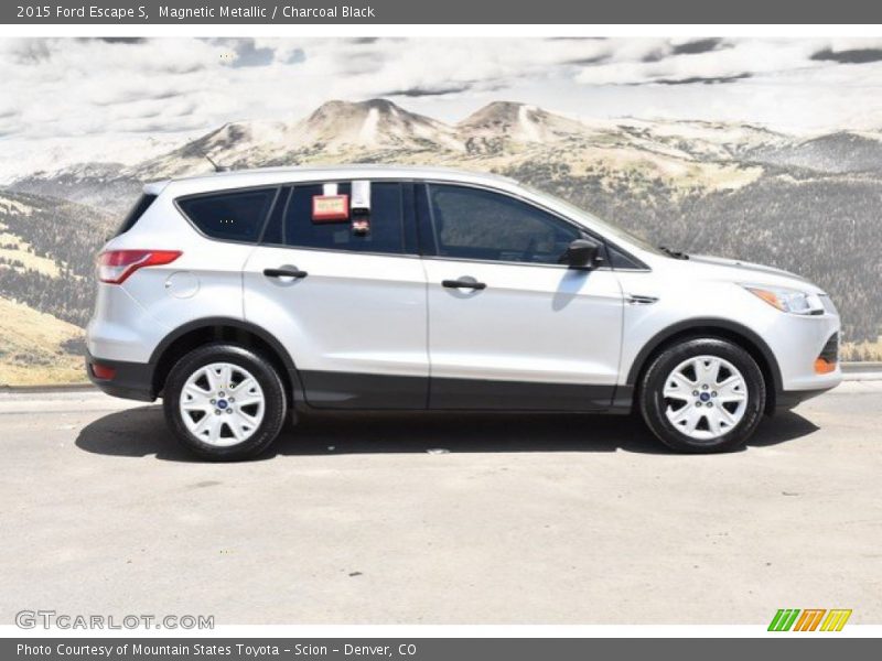 Magnetic Metallic / Charcoal Black 2015 Ford Escape S