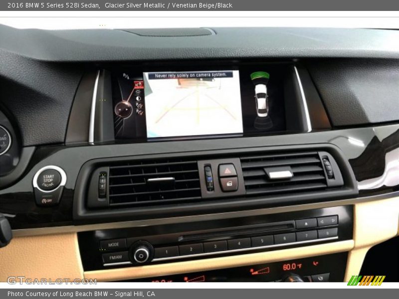 Glacier Silver Metallic / Venetian Beige/Black 2016 BMW 5 Series 528i Sedan