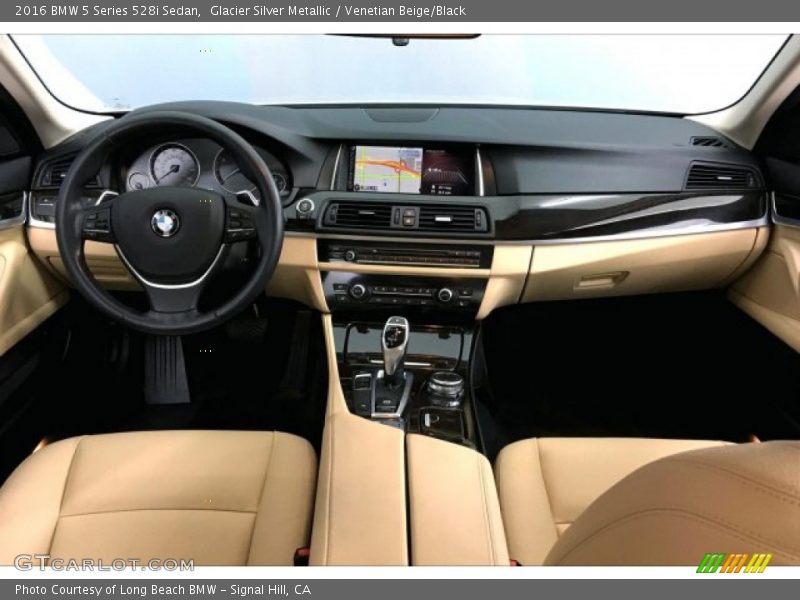 Glacier Silver Metallic / Venetian Beige/Black 2016 BMW 5 Series 528i Sedan