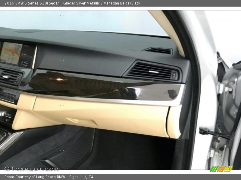 Glacier Silver Metallic / Venetian Beige/Black 2016 BMW 5 Series 528i Sedan