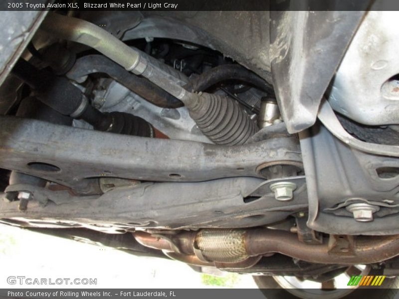 Blizzard White Pearl / Light Gray 2005 Toyota Avalon XLS