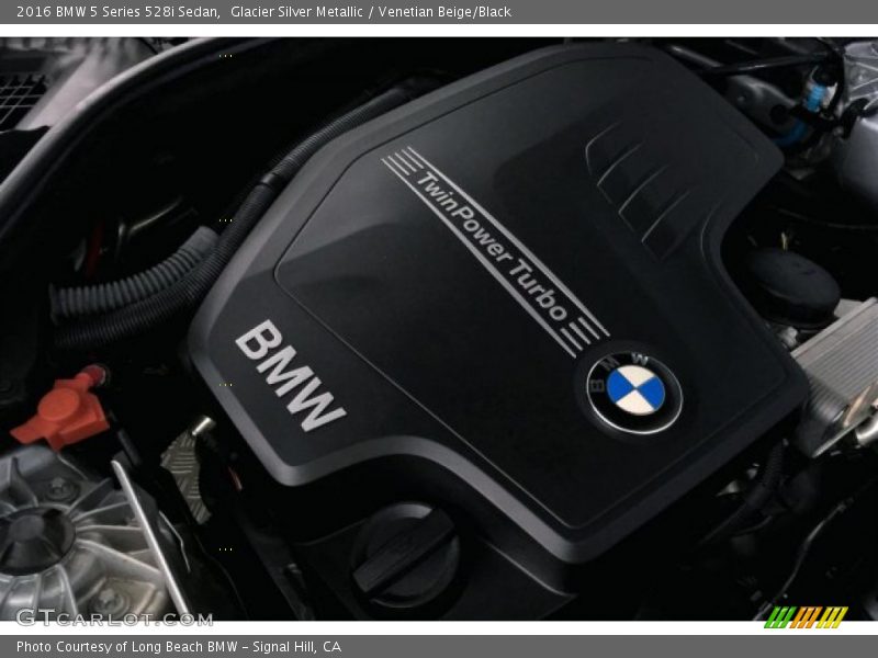 Glacier Silver Metallic / Venetian Beige/Black 2016 BMW 5 Series 528i Sedan