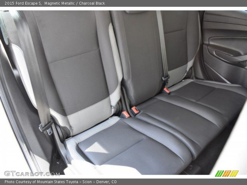 Magnetic Metallic / Charcoal Black 2015 Ford Escape S
