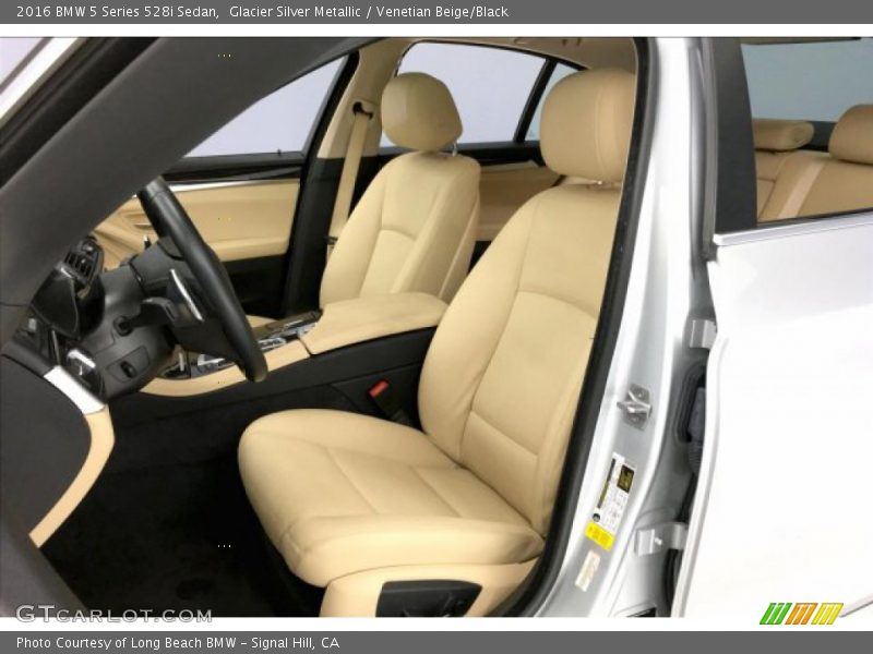 Glacier Silver Metallic / Venetian Beige/Black 2016 BMW 5 Series 528i Sedan