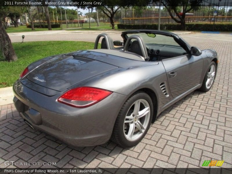 Meteor Grey Metallic / Stone Grey 2011 Porsche Boxster