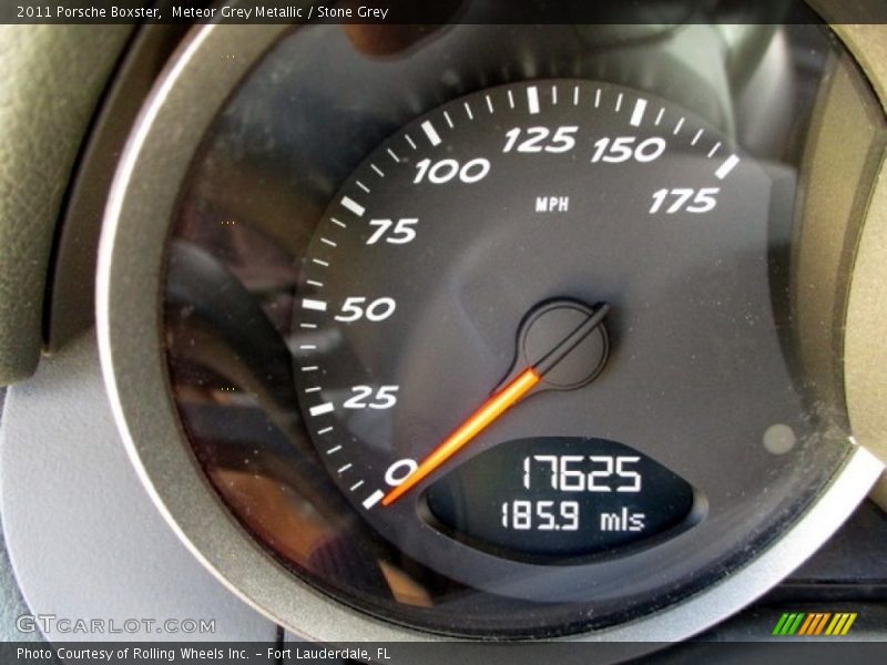 Meteor Grey Metallic / Stone Grey 2011 Porsche Boxster